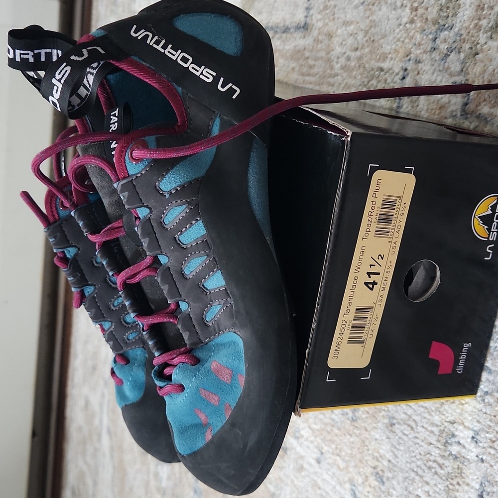 La Sportiva Black Climbing Shoes